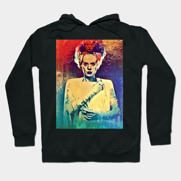 Bride of Frankenstein Psychedelic Hoodie by OrionLodubyal